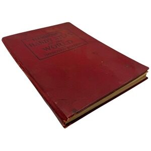 Hammonds Handy Atlas of the World Improved Edition 1917 Vintage Book Maps